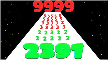 Number Master Merge Number Run - Gameplay Walkthrough - Levels 1-18