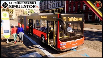 City Transport Simulator: Bus | A23 T3: Hauptfriedhof - Am Weidensee - Hauptfriedhof (Linha 726)