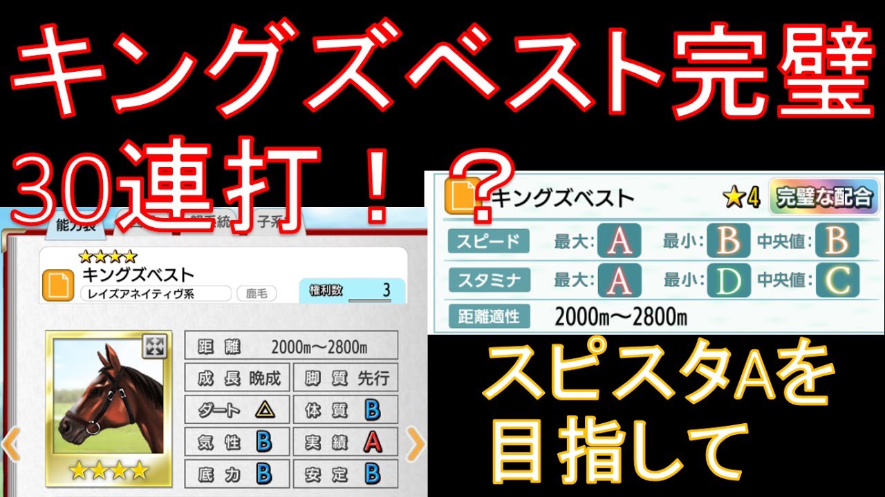 ダビマス 目指してキングズベスト30連打 最強自家製ファスオから奇跡を信じる 第102回ダービースタリオンマスターズ攻略 Youtube ダビマス 目指してキングズベスト30連打 最強自家製ファスオから奇跡を信じる 第102回ダービースタリオンマスターズ攻略 Youtube