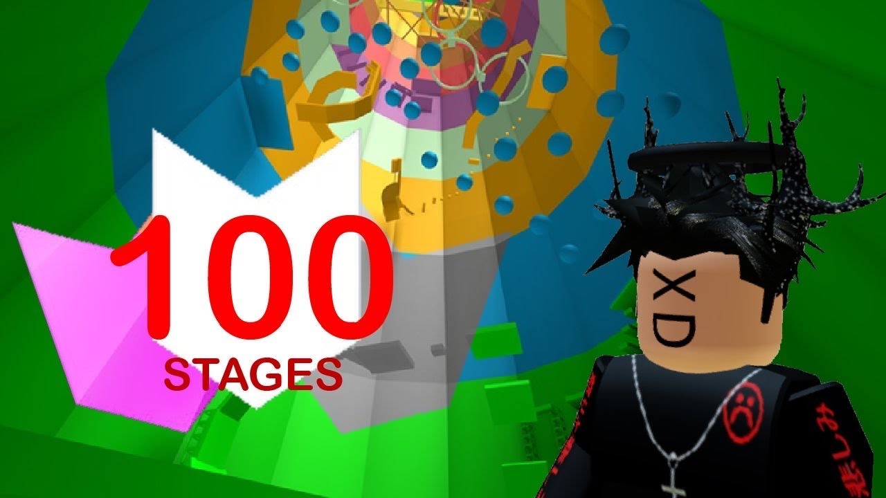 Roblox - Tower of Hell ~ Beating A 100 Stage Tower With Invincibility