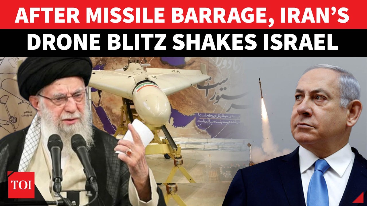 Iron Dome Under Siege: Drone Swarm Strike JOLTS Israel After Massive Missile Onslaught | On Cam