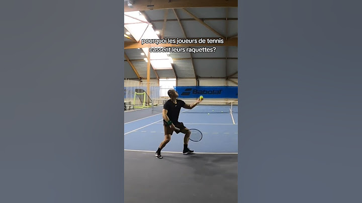 pourquoi les joueurs de tennis cassent leurs raquettes #tennis