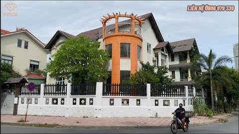 Nhà Đất Quận 2💎 - Biệt thự góc 2 mặt tiền KDT APAK hầm trệt 2 lầu giá 96 tỷ DT 377m2