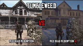 Tumbleweed RDR vs RDR 2 Comparison (Red Dead vs Red Dead 2 Graphics Comparison)