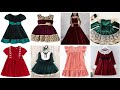 latest stylish velvet frock designer new frock design ideas for baby girl's