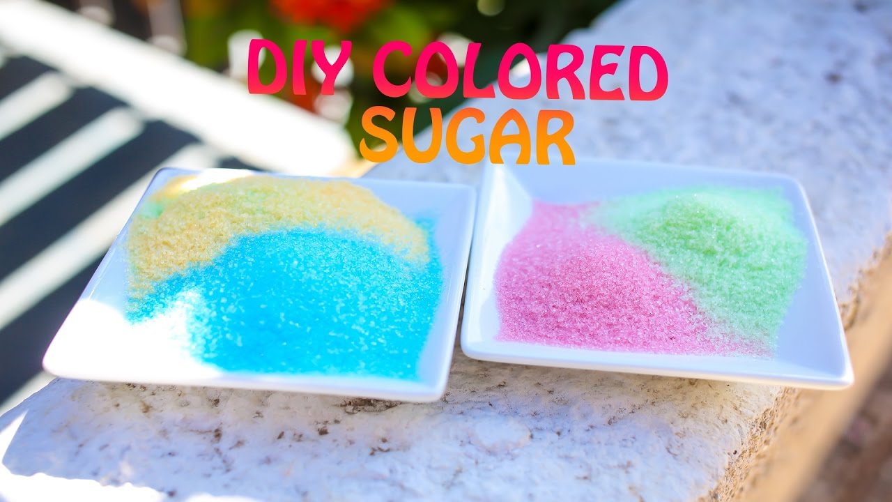 How To: DIY: Colored Sugar - YouTube