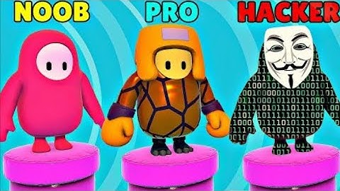 ***WTF*** Noob vs. Pro vs. Hacker / Fall Guys