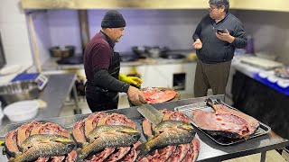 Sold 100-200 kg per Day. Fresh Fish from Amu Darya. Uzbek Cuisine