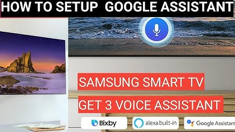 How to setup Google Assistant in Samsung TV⚡ how to control your Samsung TV with Voice command