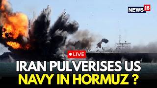 Iran War Escalates   Strait Of Hormuz Chaos  Cargo Ship Catches Fire After Projectile Strike