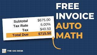 Details Free Invoice Template That Does Its Own Math (Works in Google Sheets, Excel & LibreOffice) News