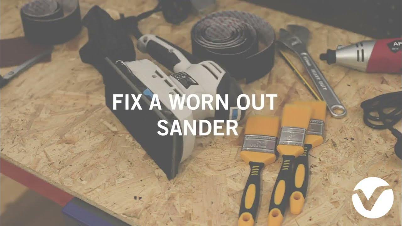 How to put Sandpaper on a Palm Sander or Orbital Sander VELCRO® Brand