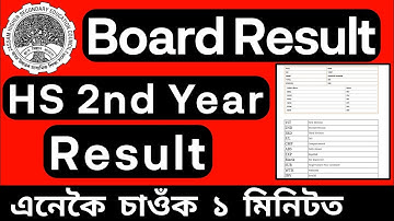 Assam HS 2nd Year Result 2021 | AHSEC Result 2021 | HS 2nd Year Result Check