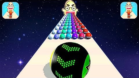 Play Tiktok Mobile Game Video Ball Run 2048, AZ Run Top Gameplay Walkthrough iOS,Android All LEVELS