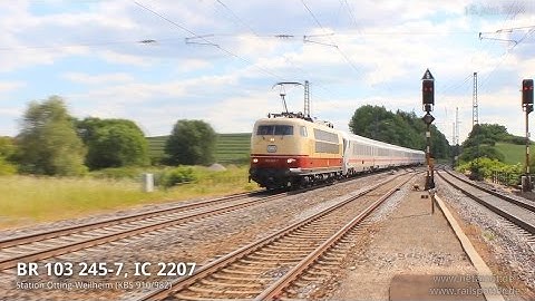 DB BR 103 245-7, IC 2206 | [GER] Otting-Weilheim, 16.06.2014