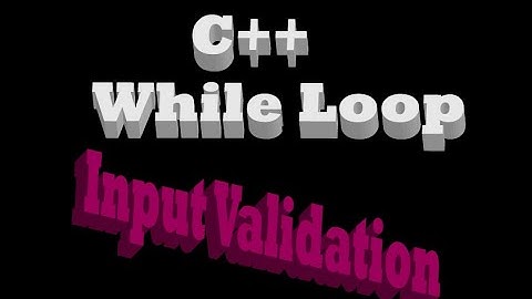 c++ - Input Validation