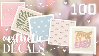 100 AESTHETIC Decal Codes || BLOXBURG (1K SPECIAL)