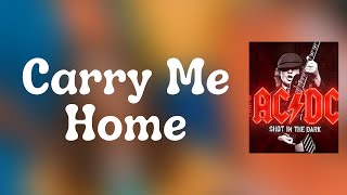 AC DC - Carry Me Home (Lyrics)