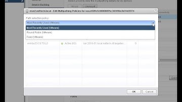 Selecting the Preferred Path for a VMFS Datastore