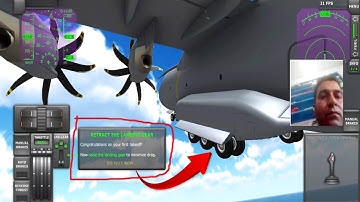 Taxiing & Takeoff Turboprop Flight Simulator