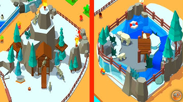 Idle Zoo Tycoon! MAX LEVEL ALL ANIMALS EVOLUTION Idle Zoo Tycoon 3D - Animal Park