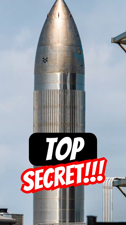What's SpaceX's Top Secret Starship?