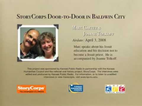 StoryCorps in Baldwin City: Marc Carter & Joanne T...