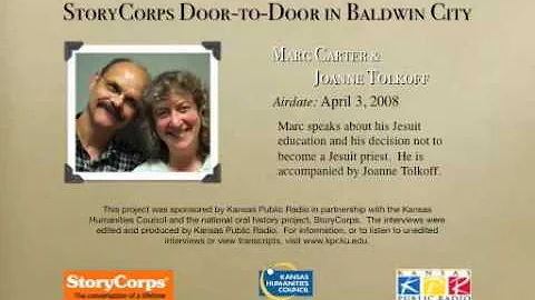 StoryCorps in Baldwin City:  Marc Carter & Joanne ...