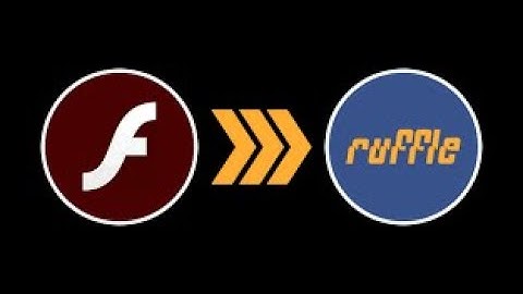 How to play adobe flash content using Ruffle extension.