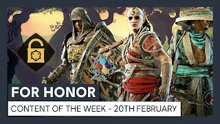 FOR HONOR - Content of the Week: New Battle Outfits - 20th February