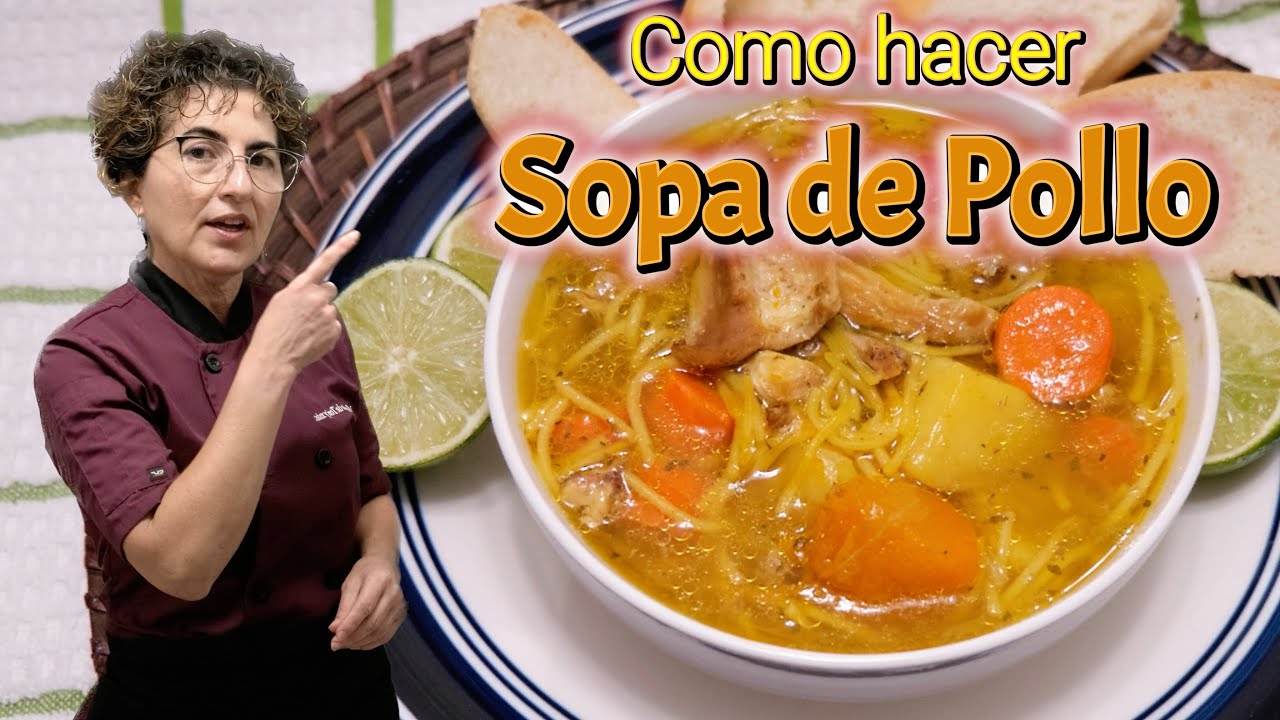 ¡Sopa de Pollo! con Fideos. El paso a paso. ¡Estilo Cubano 🇨🇺! 🍲🍗