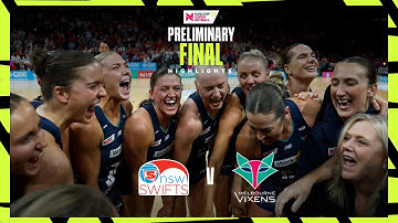 Suncorp Super Netball Highlights | Preliminary Final Swifts v Vixens 2025