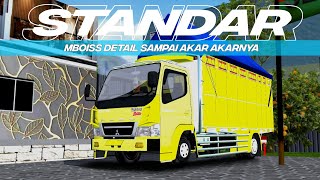 MOD BUSSID TERBARU || SHARE MOD TRUCK CANTER STANDAR DAN LIVERY POLOSAN MBOIS || DETAIL!!