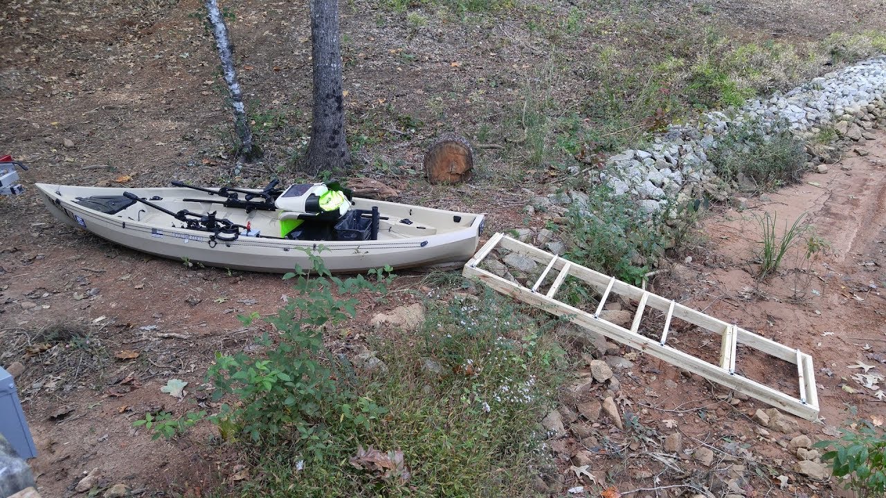 DIY Kayak Roller Launch Ramp and Load Ramp 