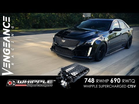 748 RWHP WHIPPLE Gen 3 CTS-V - Build, Beauty, Dyno, Action - VENGEANCE RACING
