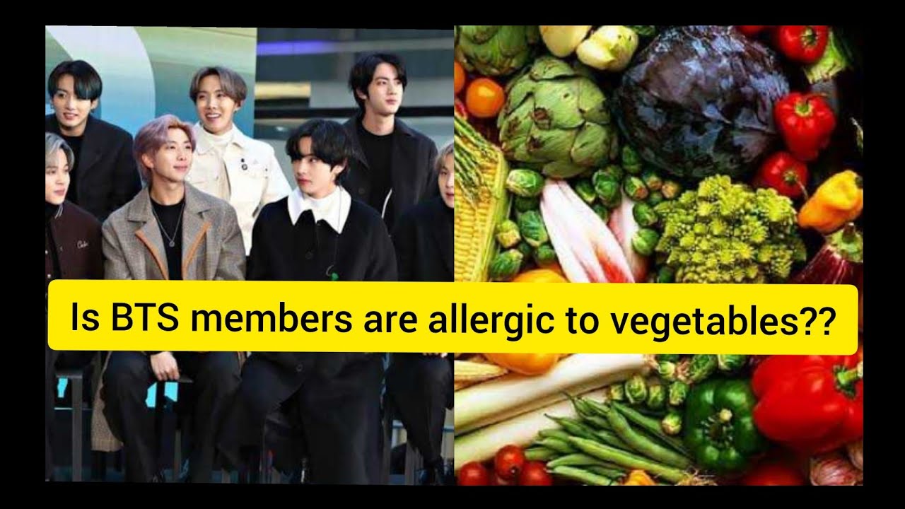 BTS members are allergic to vegetables???? YouTube