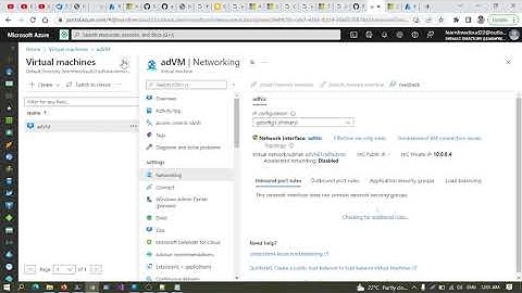 Create an Azure VM with a new Active Directory Forest Using Azure Quick start Templates