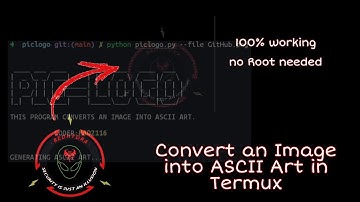 How to Convert an Image into ASCII Art in Termux | It