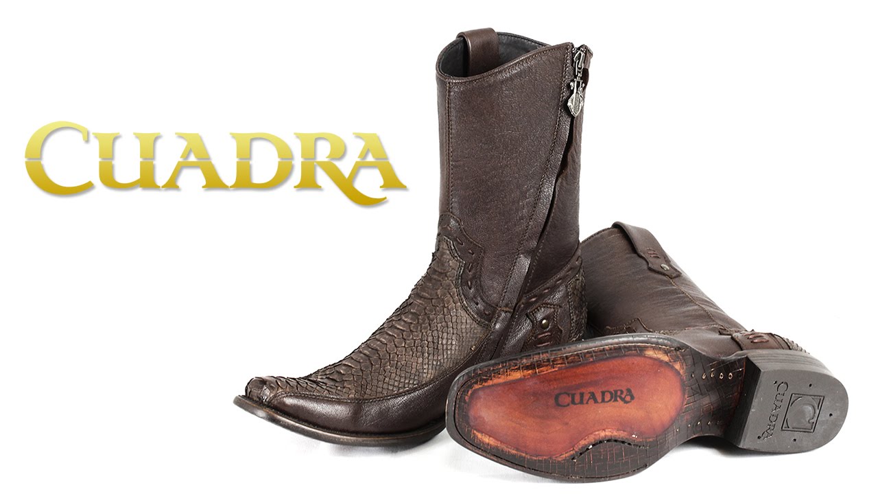 Botin Cuadra de Piton -