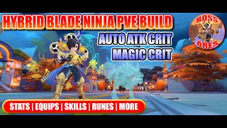 Ragnarok M Eternal Love | Hybrid Blade Ninja AA Crit and Magic Crit PVE Build (Updated April 2024)