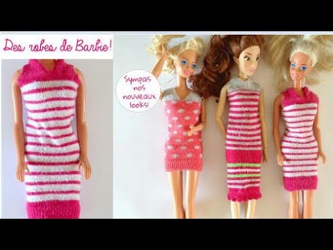como fazer roupa de boneca com meia de barbie｜TikTok Search
