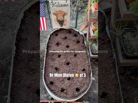 Let’s goooooo 🌱🥦🥬🥒#gardening #rvlife #shortsvideo