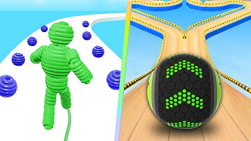 🦚 🌏 Rope Man Vs Going Balls in New Levels iOS,Android Gameplay Walkthrough Update Trailer O9W3FR1E