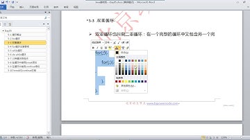 070 动力节点 Java基础301集 双重循环