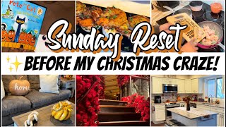 COZY HOME RESET 🍁 QUICK DINNER, HUBBY DATE NIGHT, &amp; FALL DECOR VIBES BEFORE CHRISTMAS