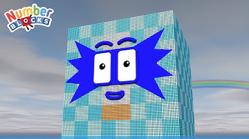 Looking for Numberblocks Cube BIGGEST 80x80x80 is Numberblokcs 512.000 GIANT Number Pattern