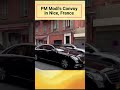 PM Modi's Convoy in Nice, France