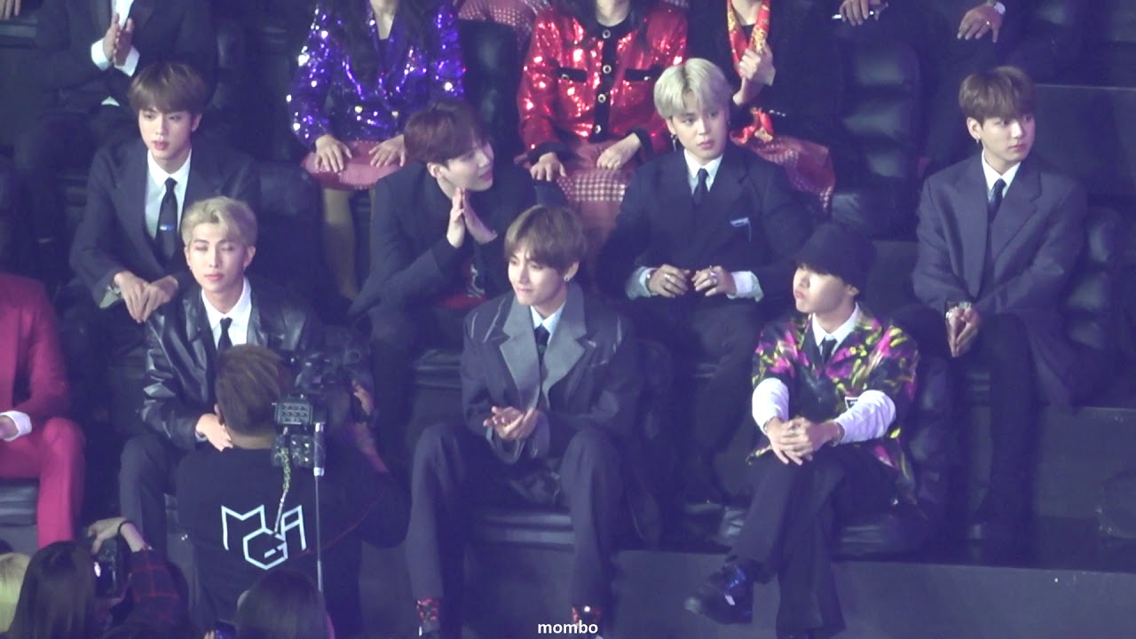181106 MGA지니뮤직어워드 방탄소년단 BTS reaction - 댄스상 후보