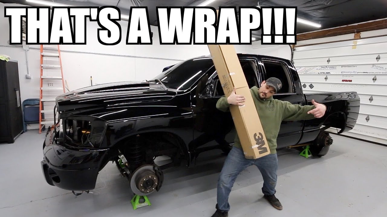 FINALLY WRAPPING MY TRUCK!!!! INSANE COLOR CHOICE!!!! YouTube