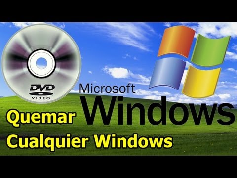 Como Quemar una imagen .ISO de Windows en un DVD